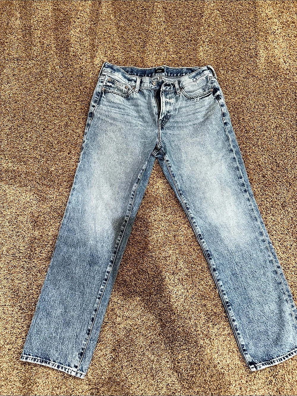 Express Men Straight Stretch Jeans Blue Waist 33 x 32